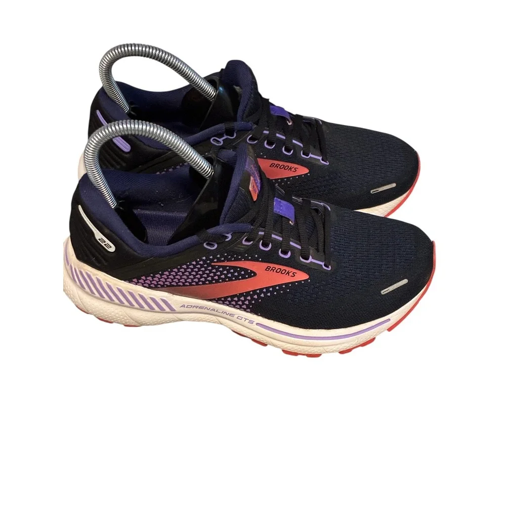 Brooks Women's Navy Purple Coral Running Shoes